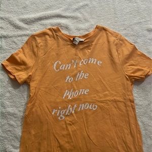 Forever 21- Women’s Light Orange Short Sleeve Tee Shirt